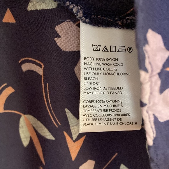 Kimchi Blue Size: Small Mini Button-Down Patterned Dress 100% Rayon - Picture 7 of 7